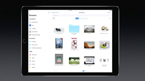 iOS 11's new Files app.