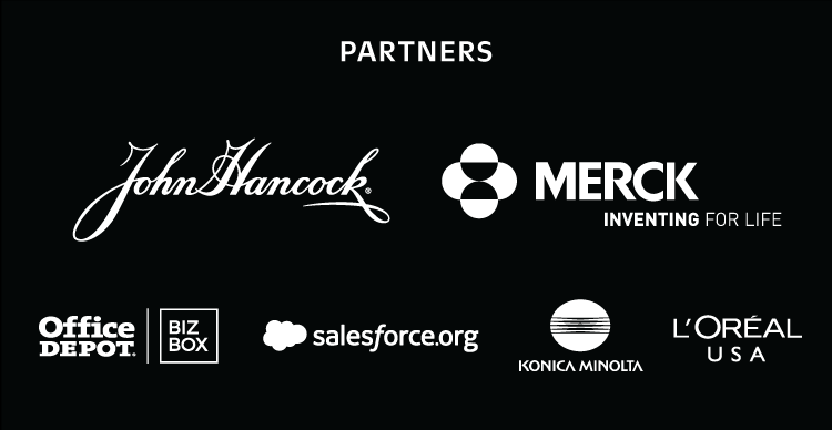 Sponsored by John Hancock, Merck, BizBox, Salesforce.org, Konica Minolta, and L'Oreal