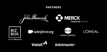 Sponsored by John Hancock, Merck, BizBox, Salesforce.org, Konica Minolta, and L'Oreal