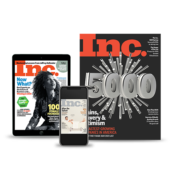 Inc. Magazine Cover