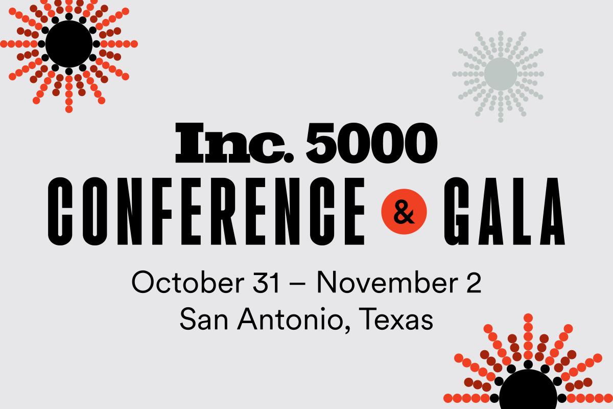 Inc. 5000 Conference & Gala | October 31 - November 2 | San Antonio, Texas