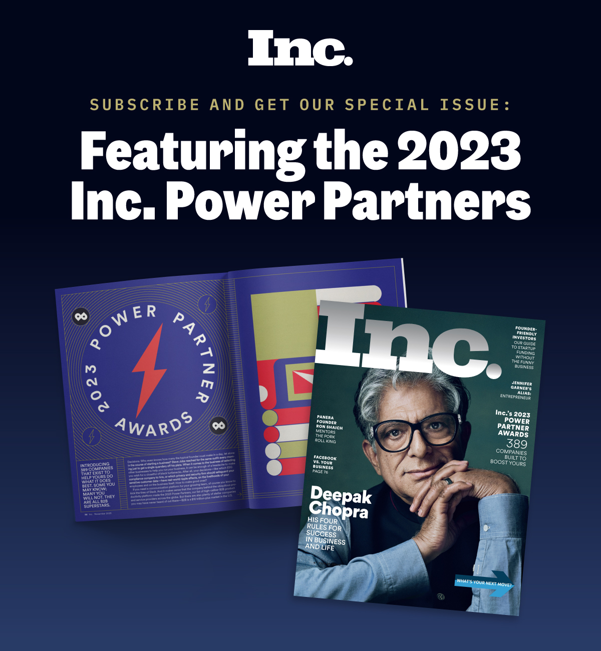 Featuring the 2023 Inc. Power Partners