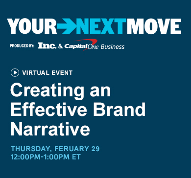 YOUR NEXT MOVE | VIRTUAL EVENT Creating an Effective Brand Narrative