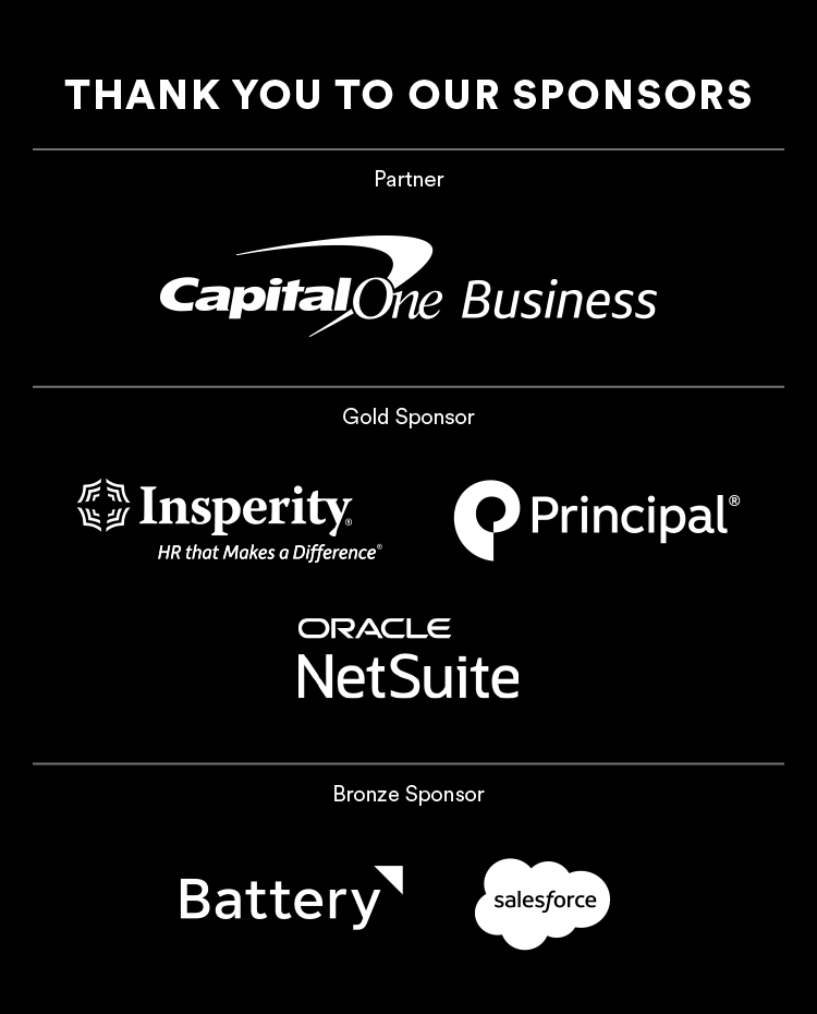 THANK YOU TO OUR SPONSORS