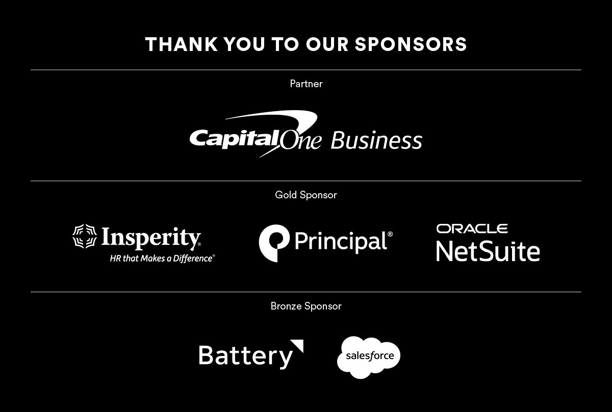 THANK YOU TO OUR SPONSORS