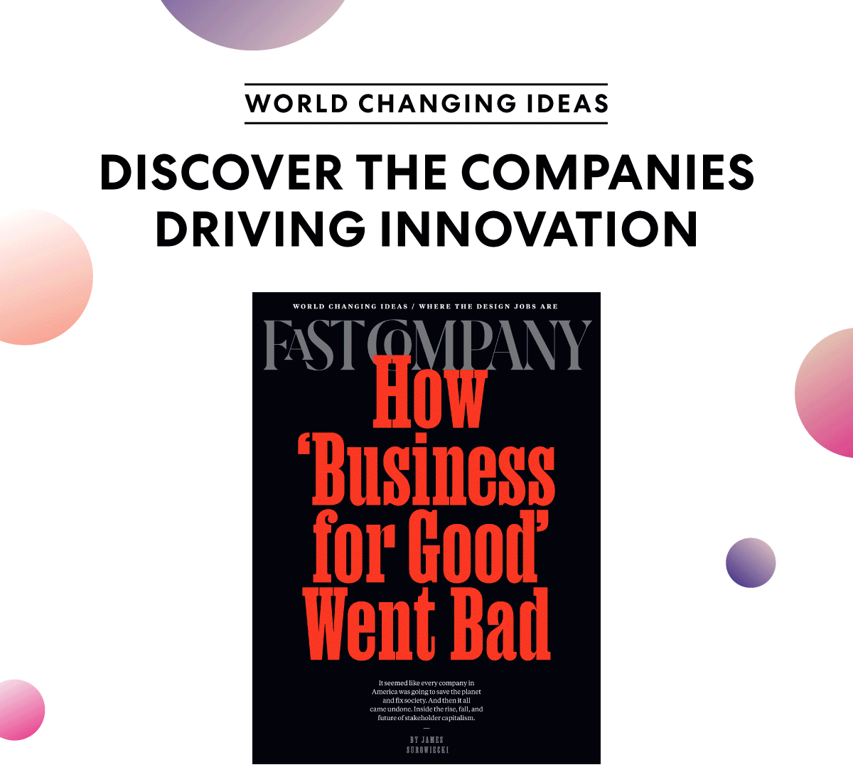 Subscribe today to access our 2025 World Changing Ideas issue