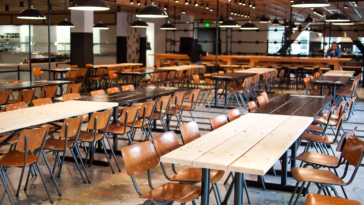  Facebook  s Cafeteria  By The Masters Of Rustic Chic