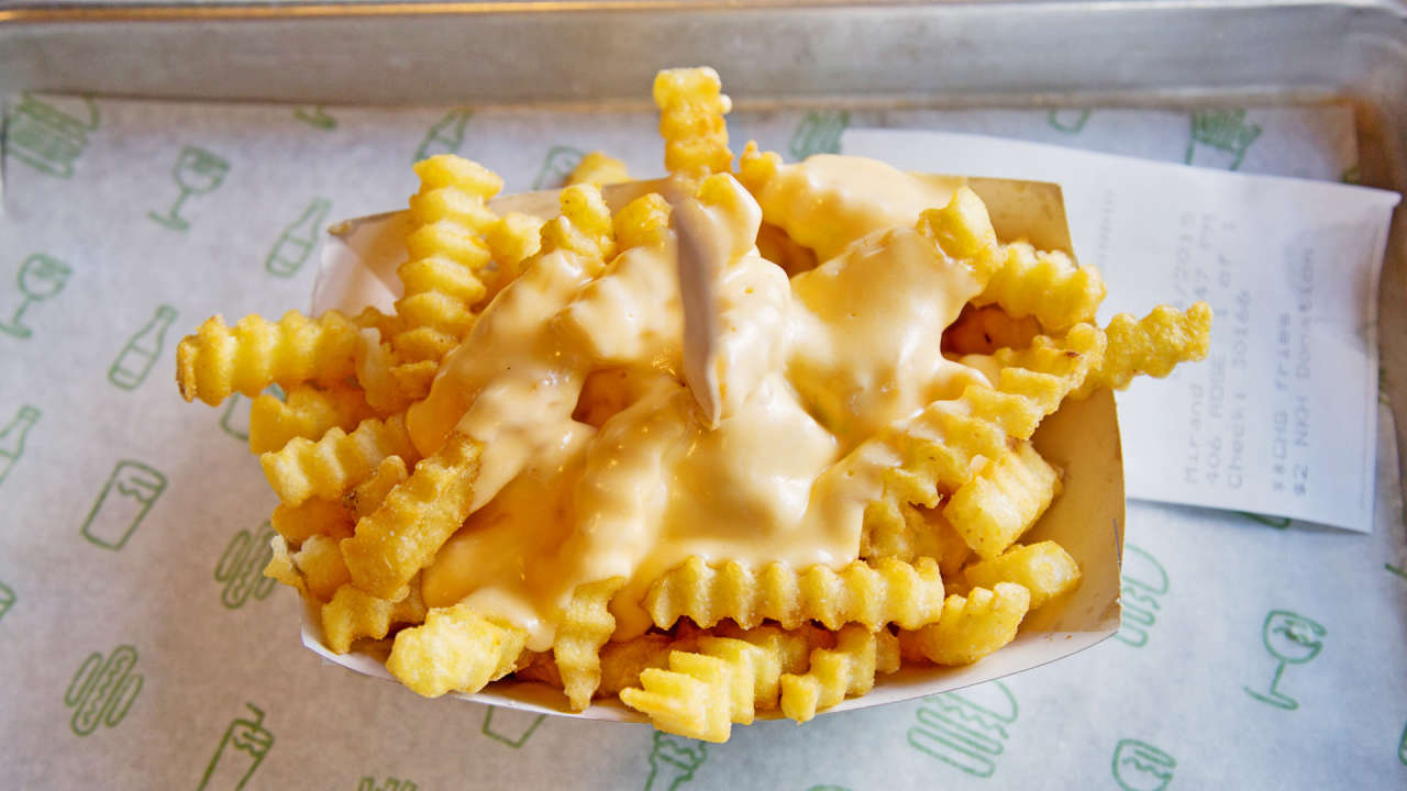 yummy world shake shack fries