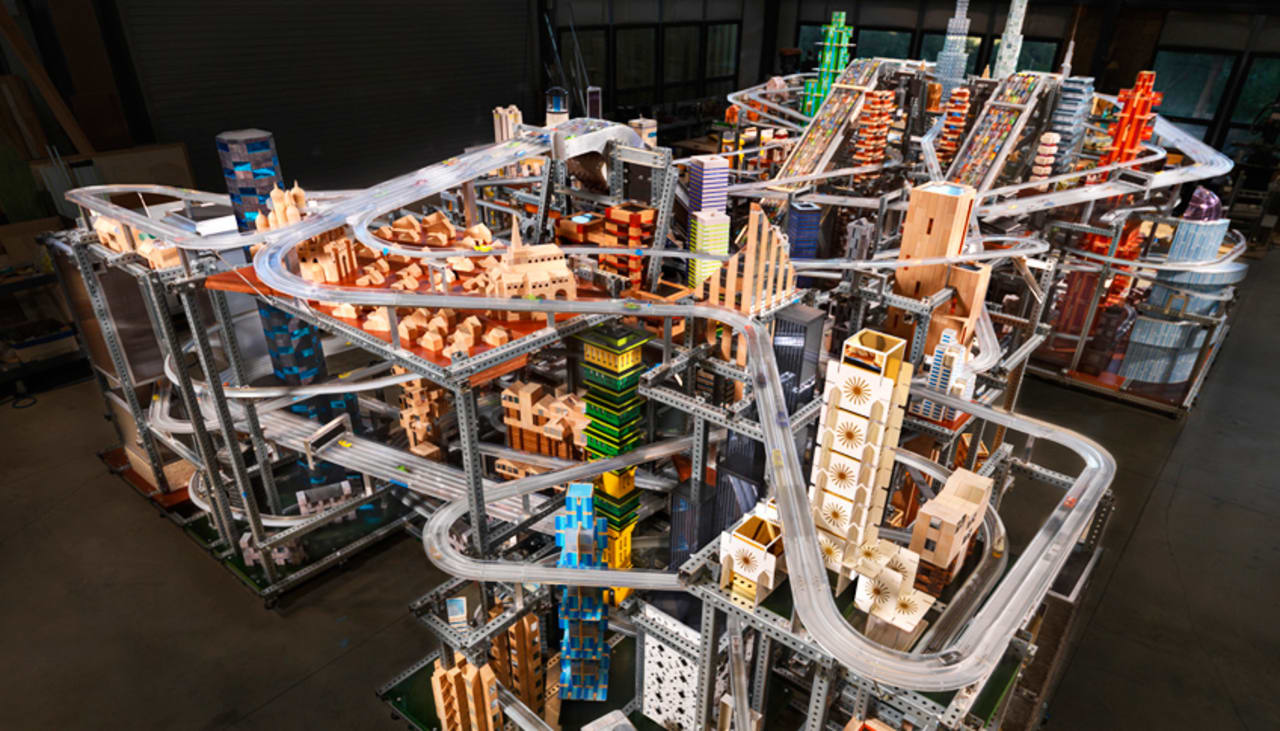 How Chris Burden Created Metropolis II, A Tiny City Whe 