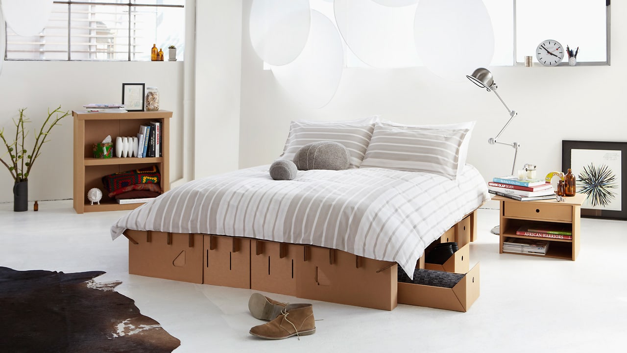 Video Proves It This Cardboard Bed  Is Strong Enough To 