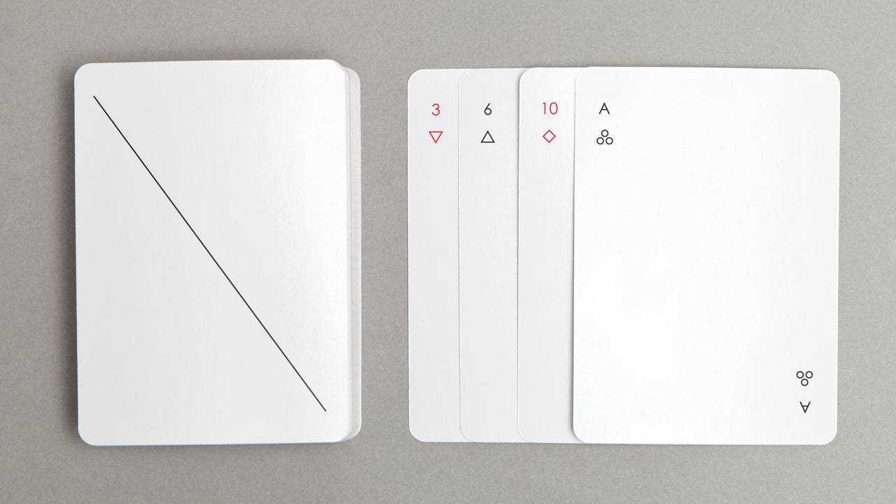 An Ultra-Minimal Deck Of Cards That Keeps Poker Night Clean