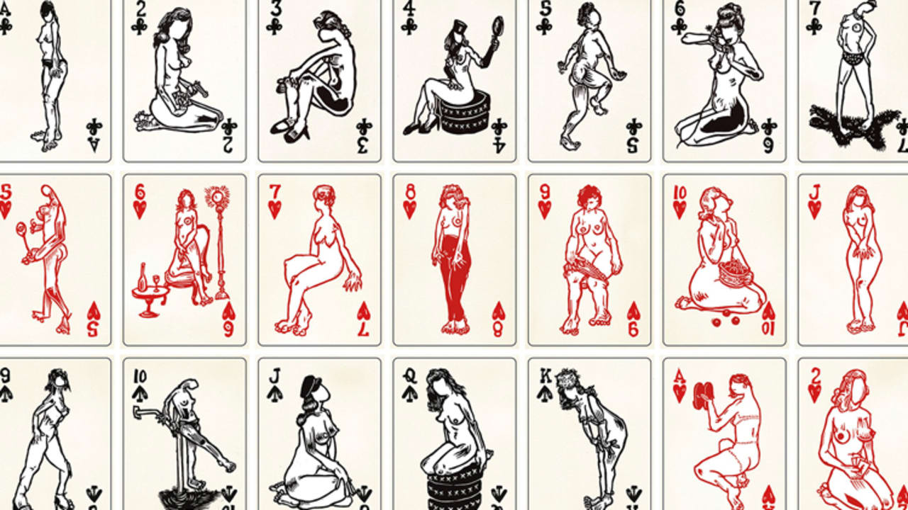 Naked Charm: Nudie Playing Cards Get A Contemporary Shu 