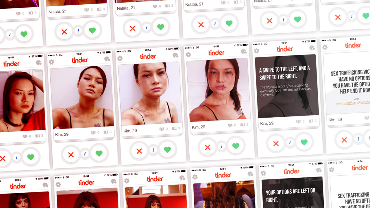 Swipe Right For Sex Trafficking Awareness In This Tinder. 