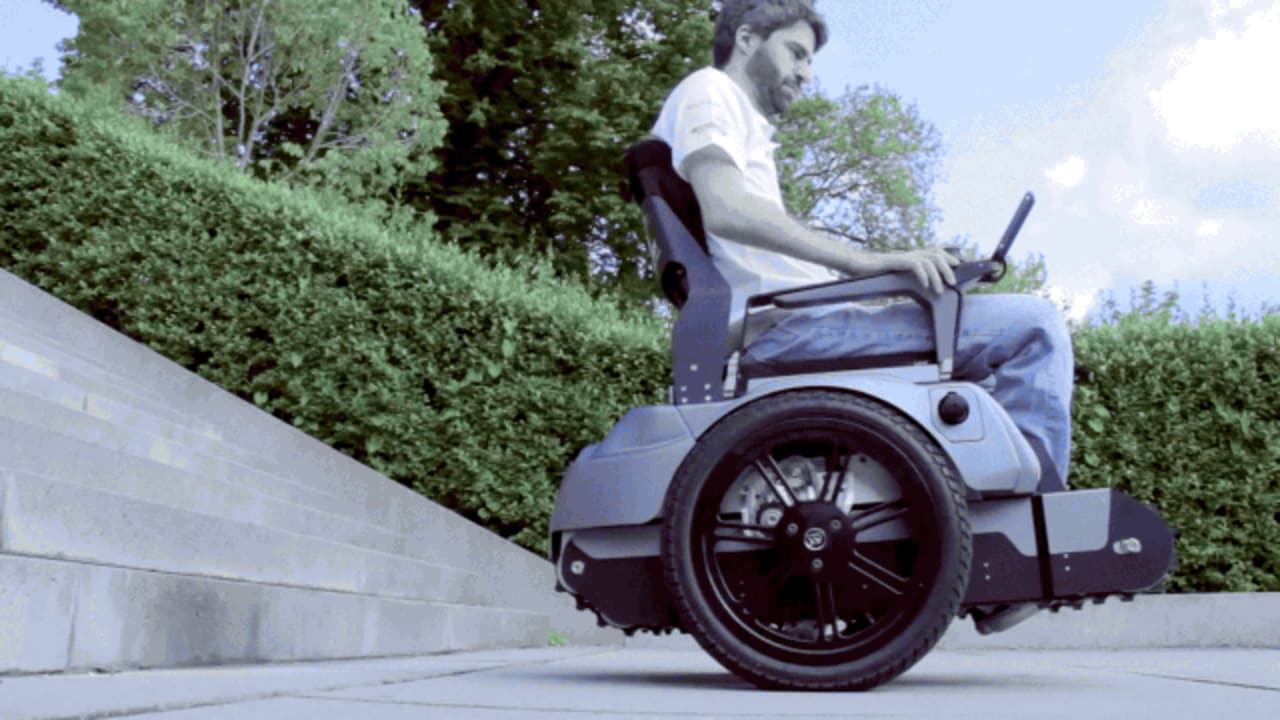 Watch This Student-Designed Wheelchair Travel Up A Flig | Fast Company