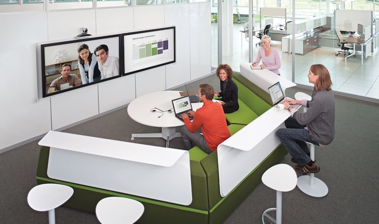 Steelcase's Brilliant Workstation For Staging Virtual Meetings Video - steelcase's brilliant workstation for staging virtual meetings video -