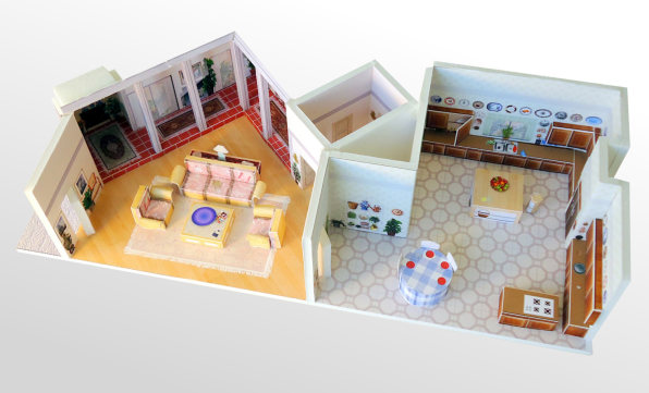 Addams family house paper model Addams family house paper model