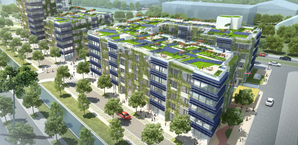 Apartment Complex these super-low energy apartments will be part of the largest Apartment Complex these super-low energy apartments will be part of the largest